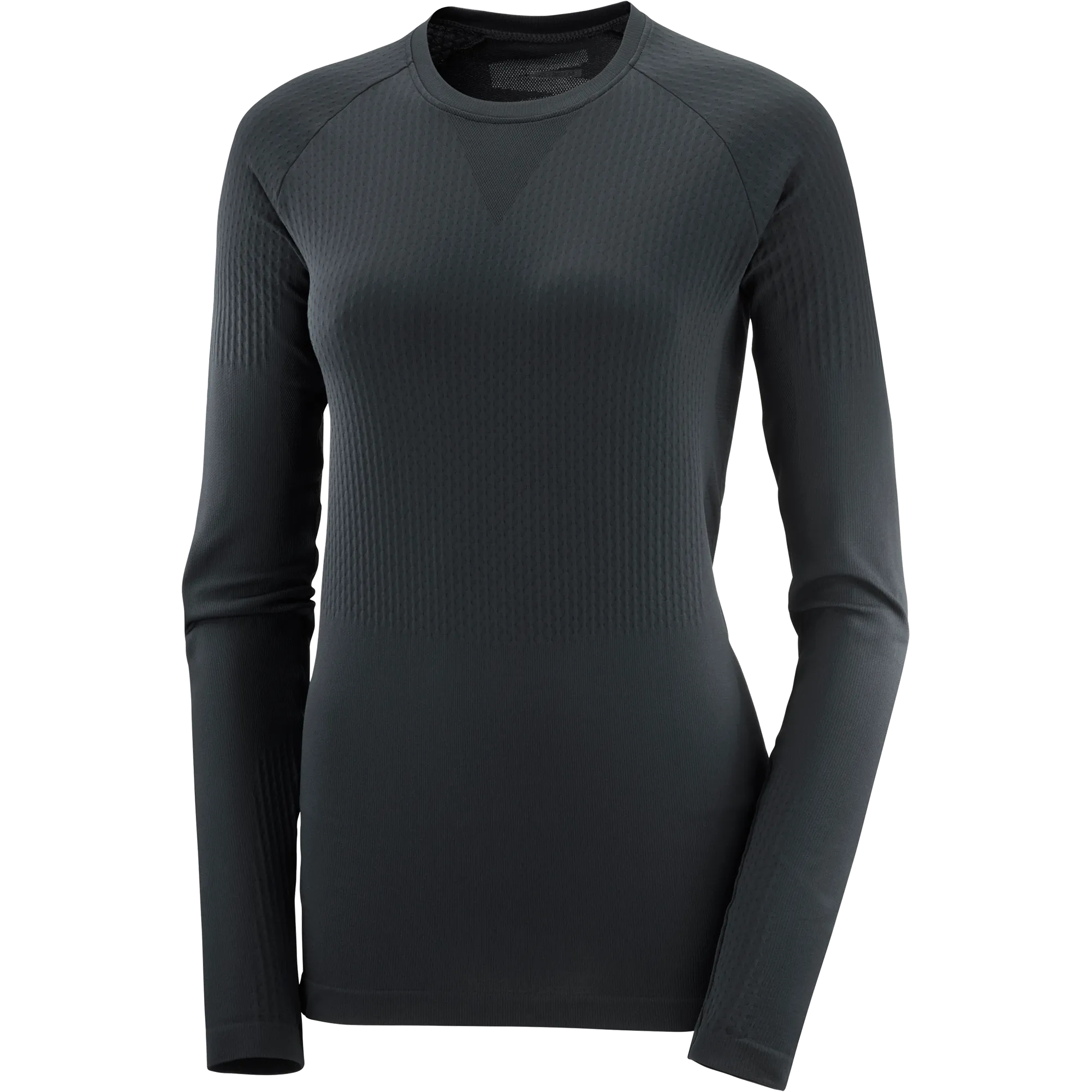 Women's Sense Aero Seamless Tee (Deep Black) Cool Edge