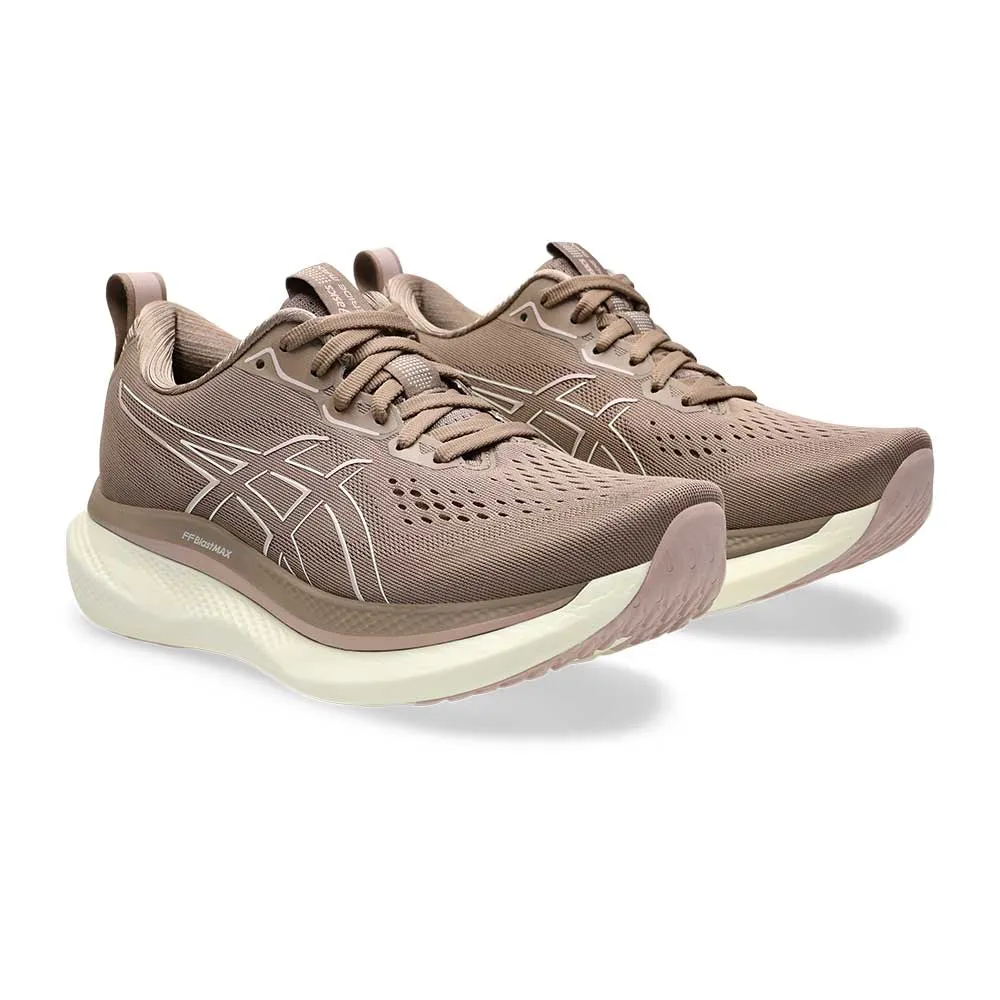 Women's GlideRide Max Running Shoe - Taupe Grey/Birch - Regular (B) Regular Fit