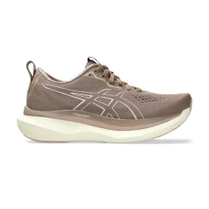 Women's GlideRide Max Running Shoe - Taupe Grey/Birch - Regular (B) Thermoplastic Upper Leather Material