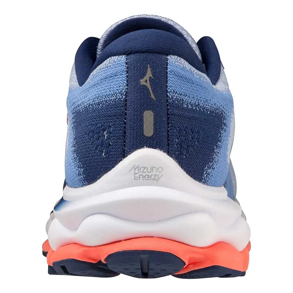 running with a dog shoes Women's Wave Sky 7 Running Shoe - Blue Heron/Silver - Regular (B)