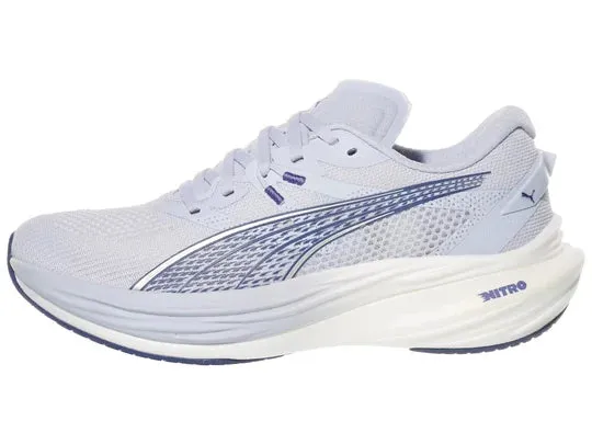 Enhanced Grip Tread rubber - sole shoes PUMA | Deviate Nitro 3 | Women's | Cool Weather/Blue Crystal/Puma Silver