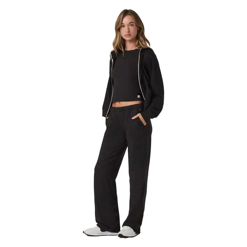 Sport Ready Yoga Active Pants Women's Halo Modern Straight Leg Pant - Solid Black