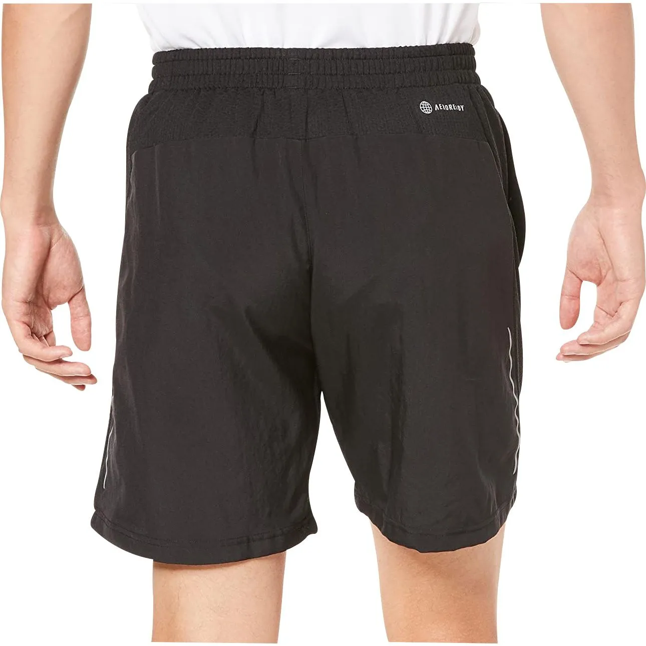 High Durability Blend adidas Own The Run Cooler 7 Inch Mens Running Shorts - Black