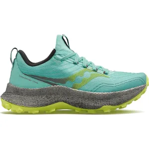 Saucony Endorphin Trail (Womens) - Cool Mint/Acid icy terrain sneakers Responsive foam