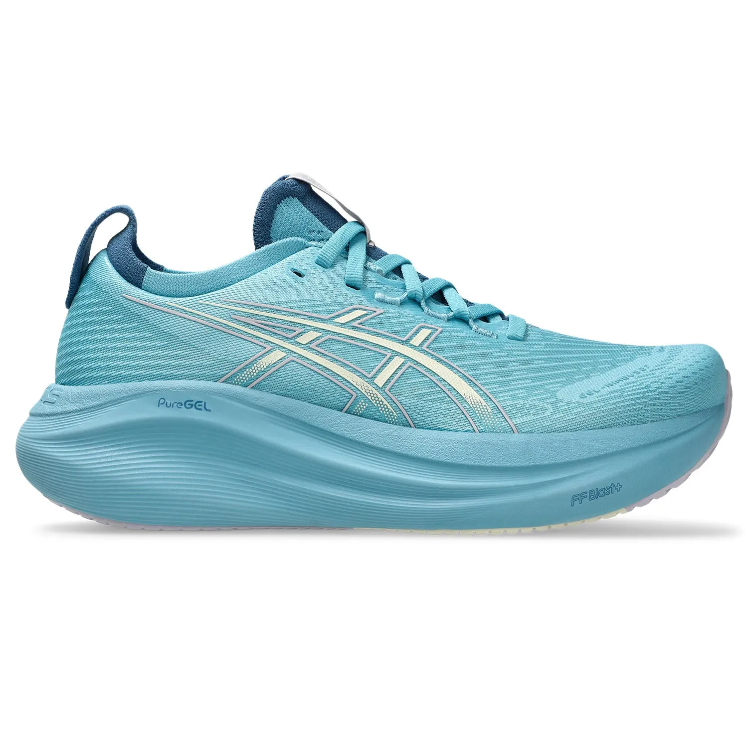 Women's Gel-Nimbus 27 (401 - Stillwater/Cream) Marathon