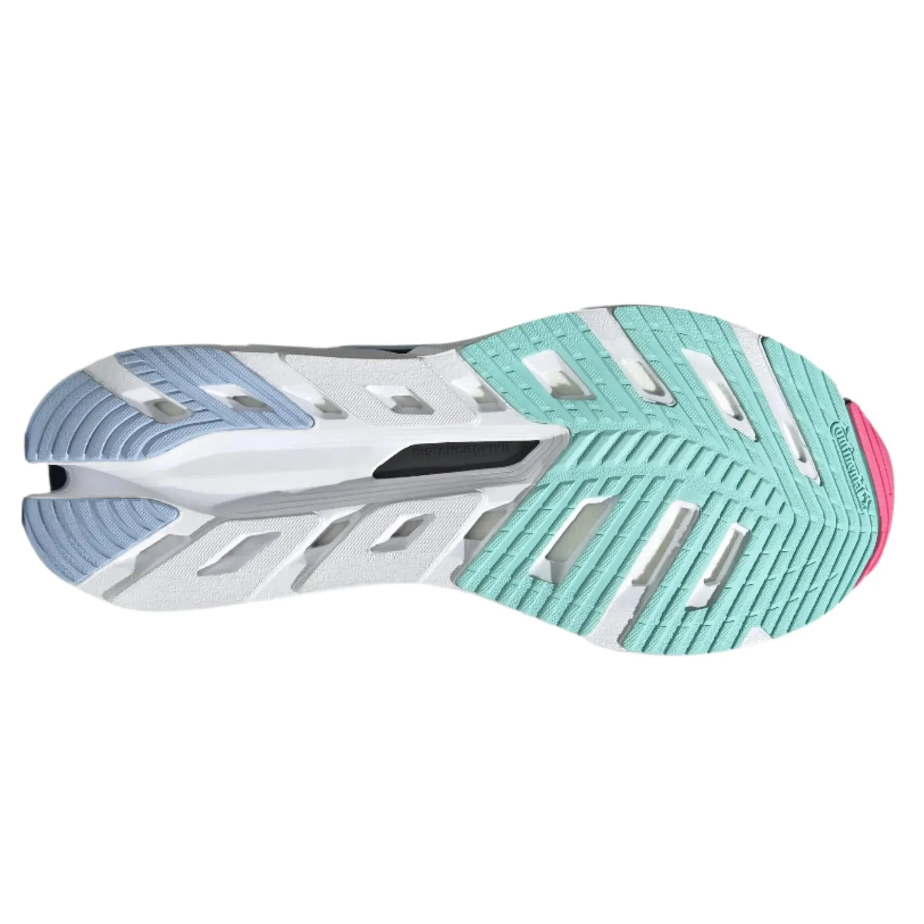 running tops Women's Adistar BYD Running Shoes Cloud White / Silver Metallic / Flash Aqua