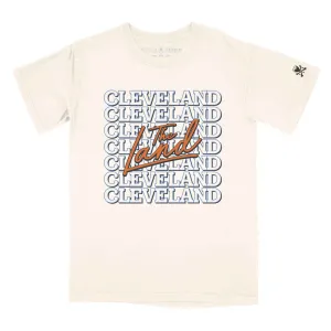 The Land Cleveland Repeat - Old School - Mens/Unisex Crew T-Shirt Comfort and Ease Breathable Fit Wear
