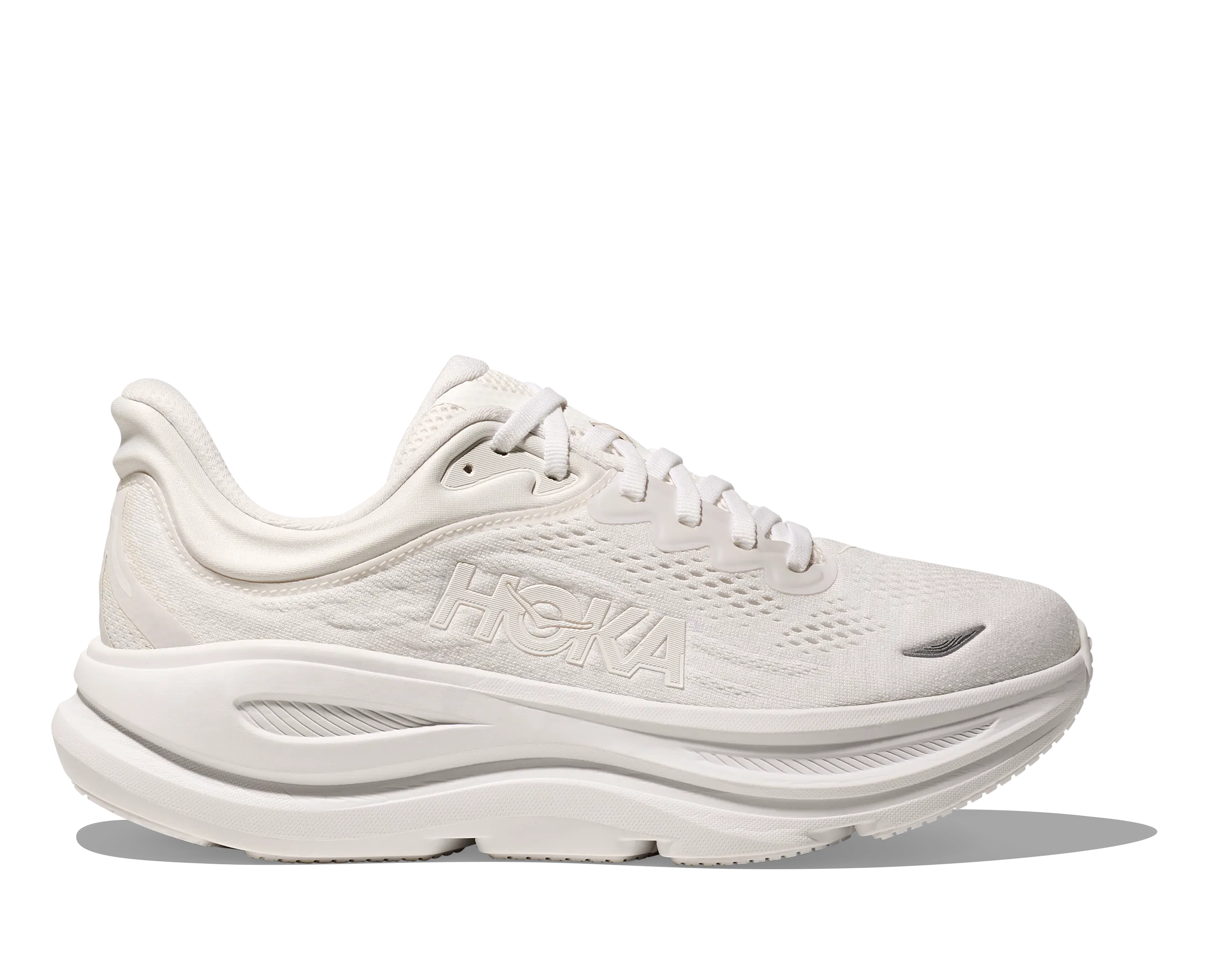 Women's Bondi 9 WIDE (WWH - White/White) Gapless Stride Transition