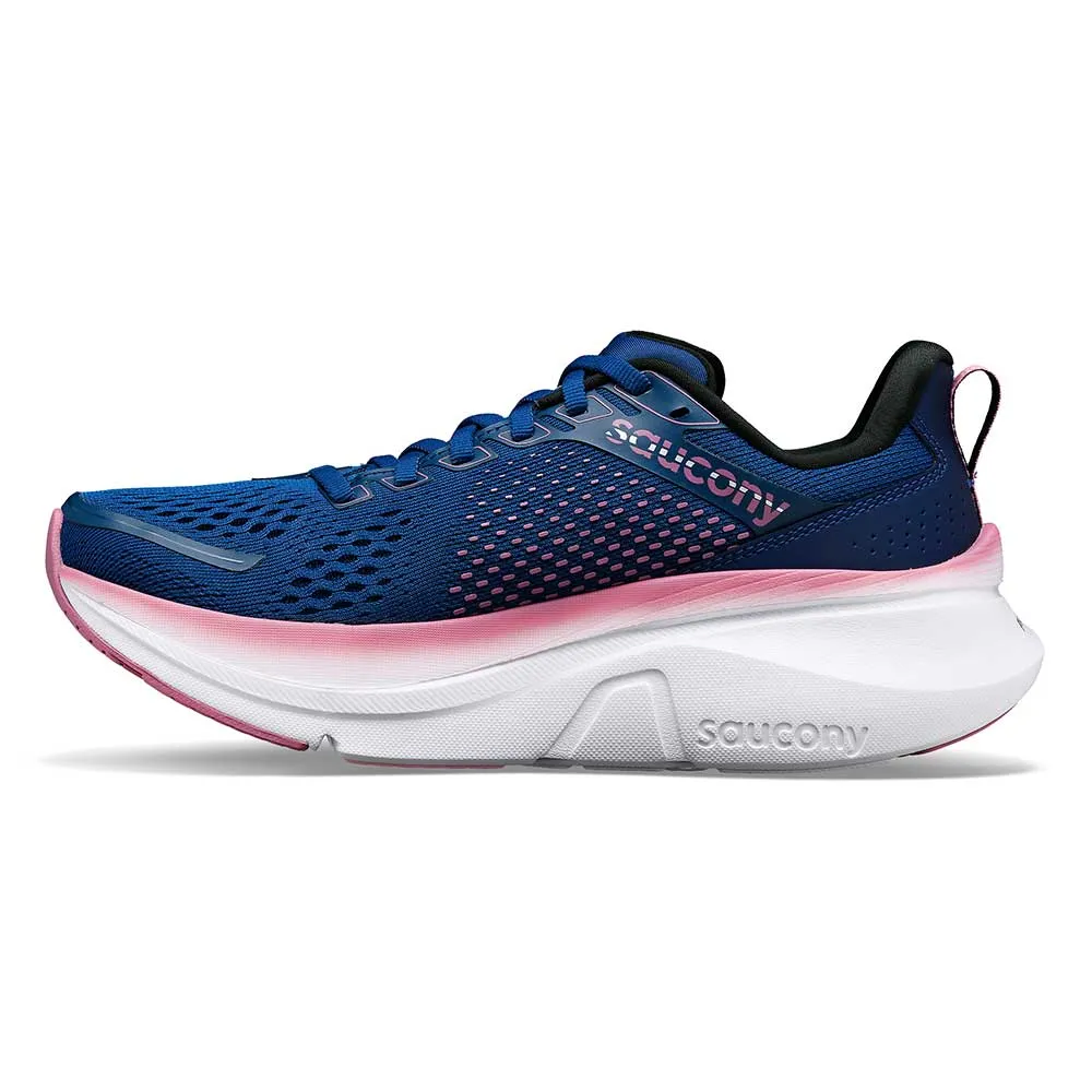 Fast Landing Flex Groove Technology Women's Guide 17 Running Shoe - Navy/Orchid - Regular (B)