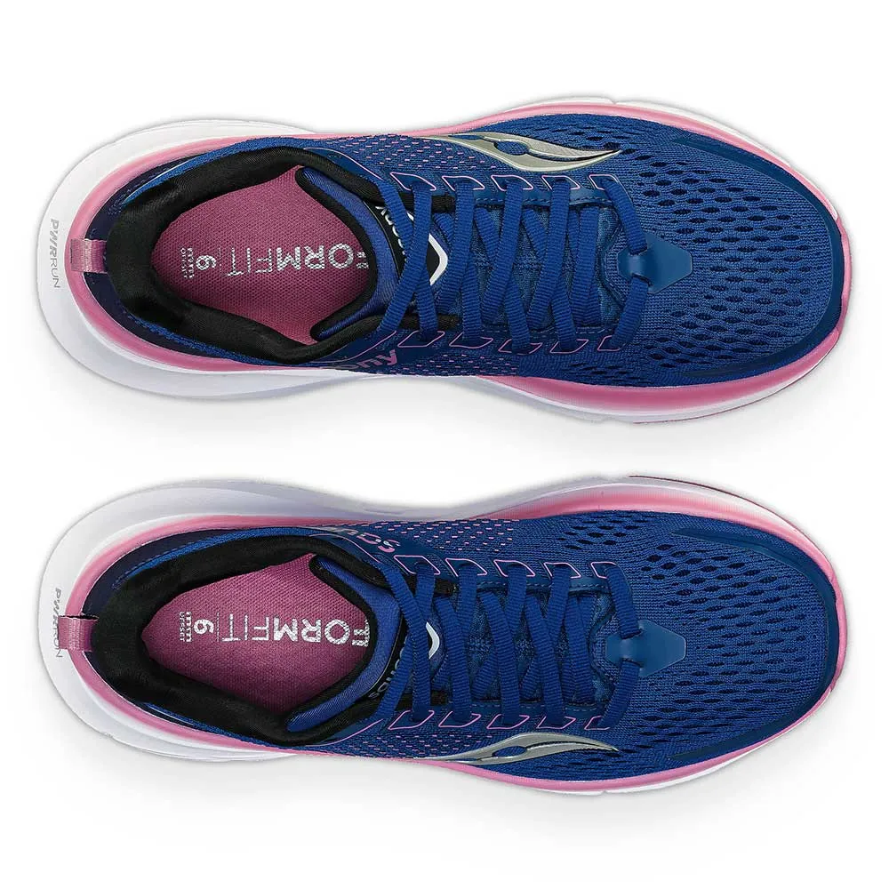 Recovery Walk easy - clean running gear Women's Guide 17 Running Shoe - Navy/Orchid - Regular (B)