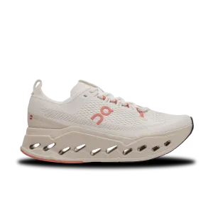Non Restrictive Toe Box On Running | Cloudsurfer Max | Women's | Ivory/Salmon