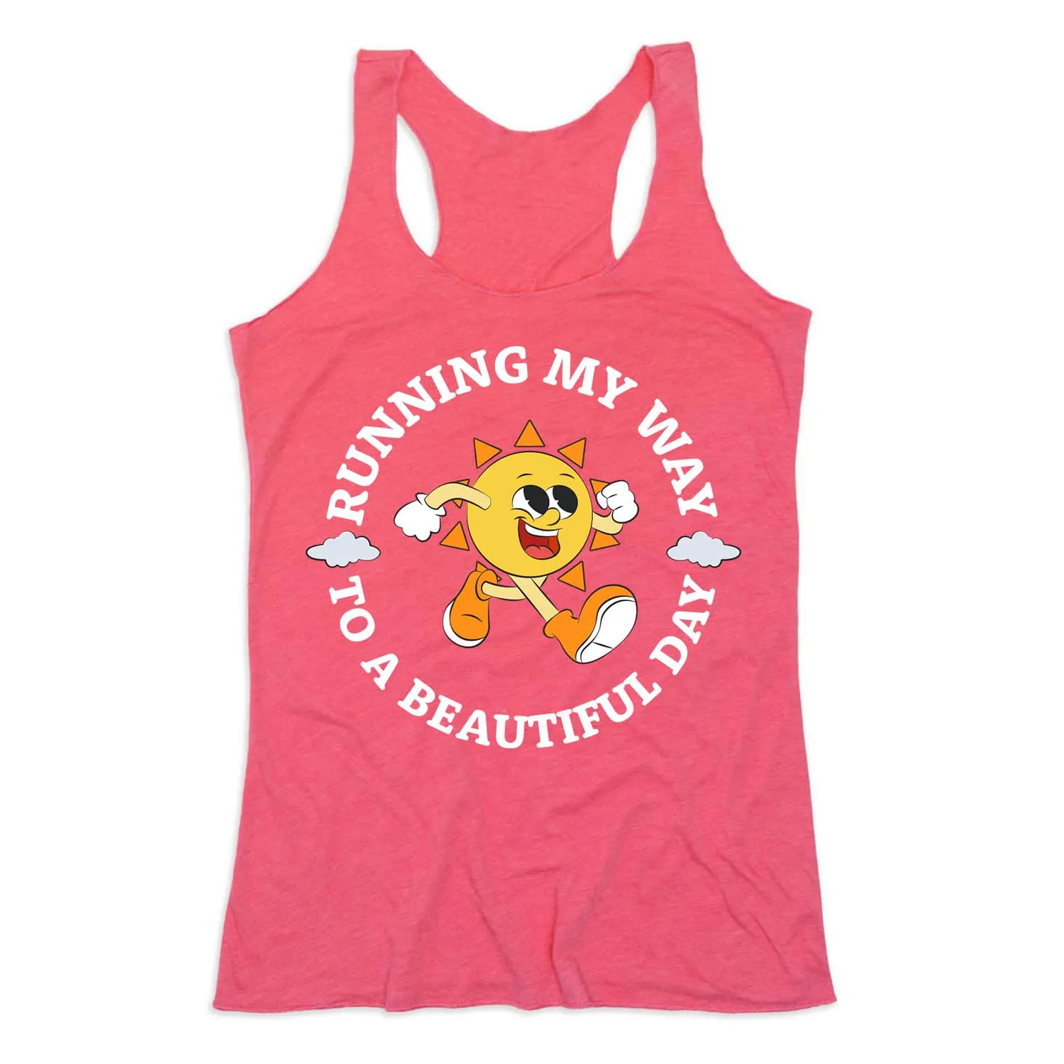 Outdoor Fit Women's Everyday Tank Top - Running My Way to a Beautiful Day