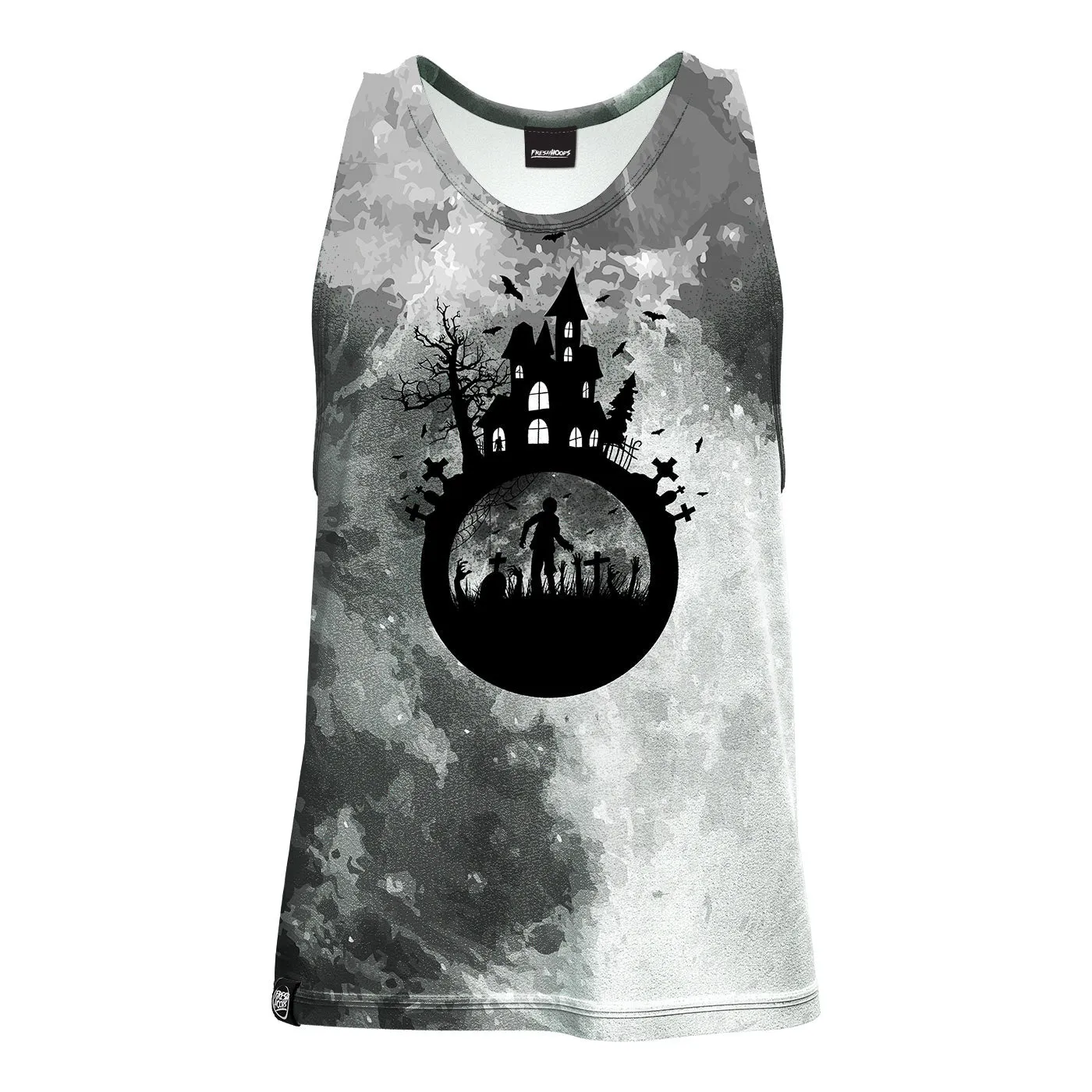 Moisture Control Technology Haunted House Tank Top