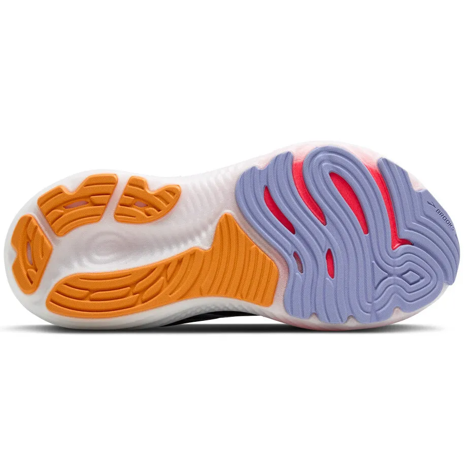 Women's Glycerin GTS 22 Running Shoes Black / Blue Heron / Orange zipper - closure shoes amateur runner