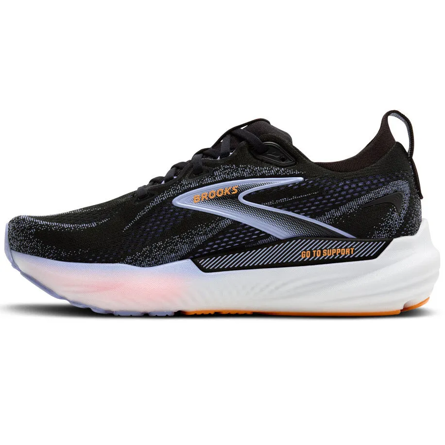 Women's Glycerin GTS 22 Running Shoes Black / Blue Heron / Orange cross - training ability