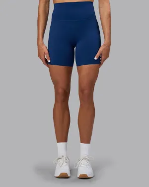 Elixir Ultra High-Rise 6" Short - Midnight Blue Casual Fit Wear Outdoor Lover High Waist