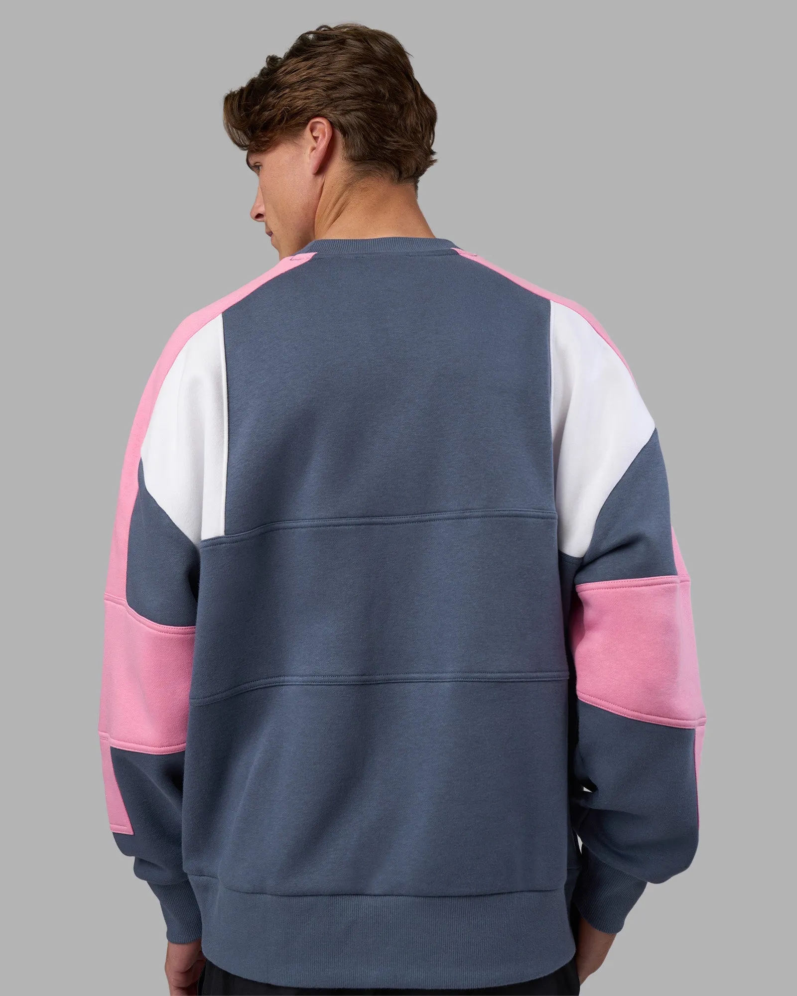 Slam Sweater Oversize - Night Shadow-Rosebloom right for spring