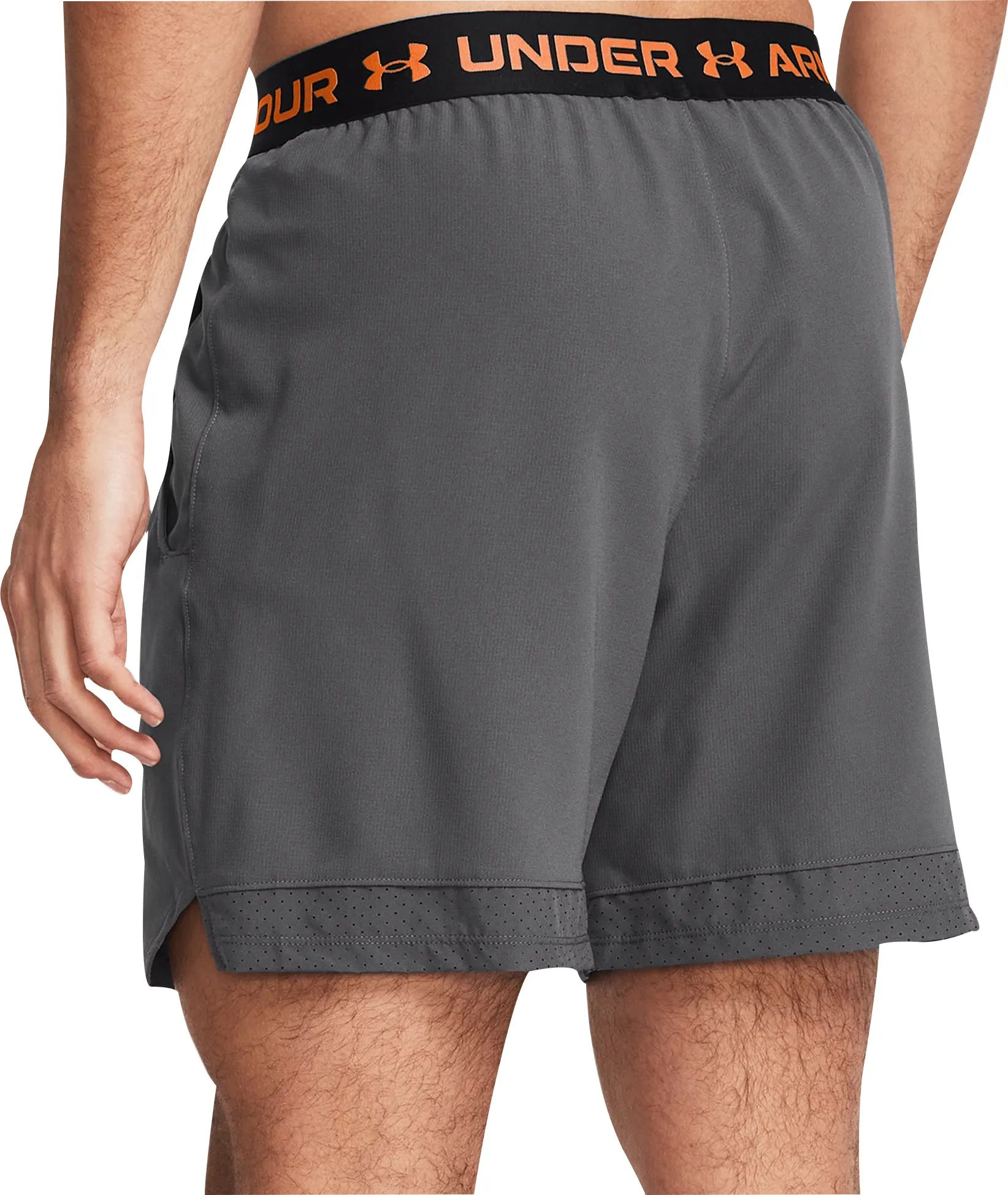 Under Armour Vanish Woven 6 Inch Mens Training Shorts - Grey Ultra Soft Waistband