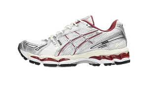 GEL-Kayano 12.1 "Silver Burgundy" Breathable mesh upper