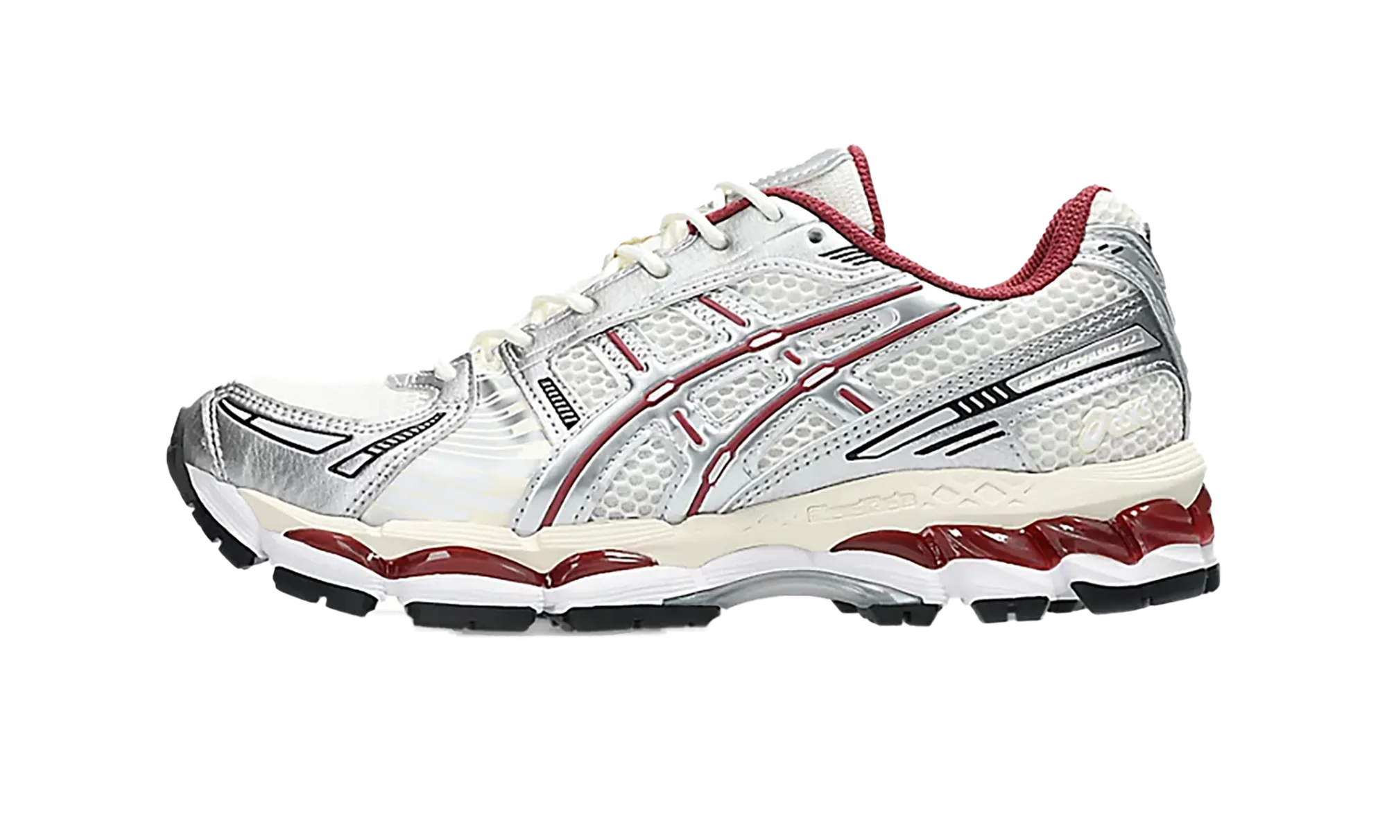 GEL-Kayano 12.1 "Silver Burgundy" Step Flow