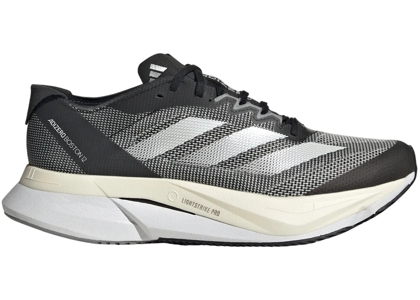 Adidas Adizero Boston 12 Core Black Cloud White Carbon (Women'S) All-Weather Design Home Style