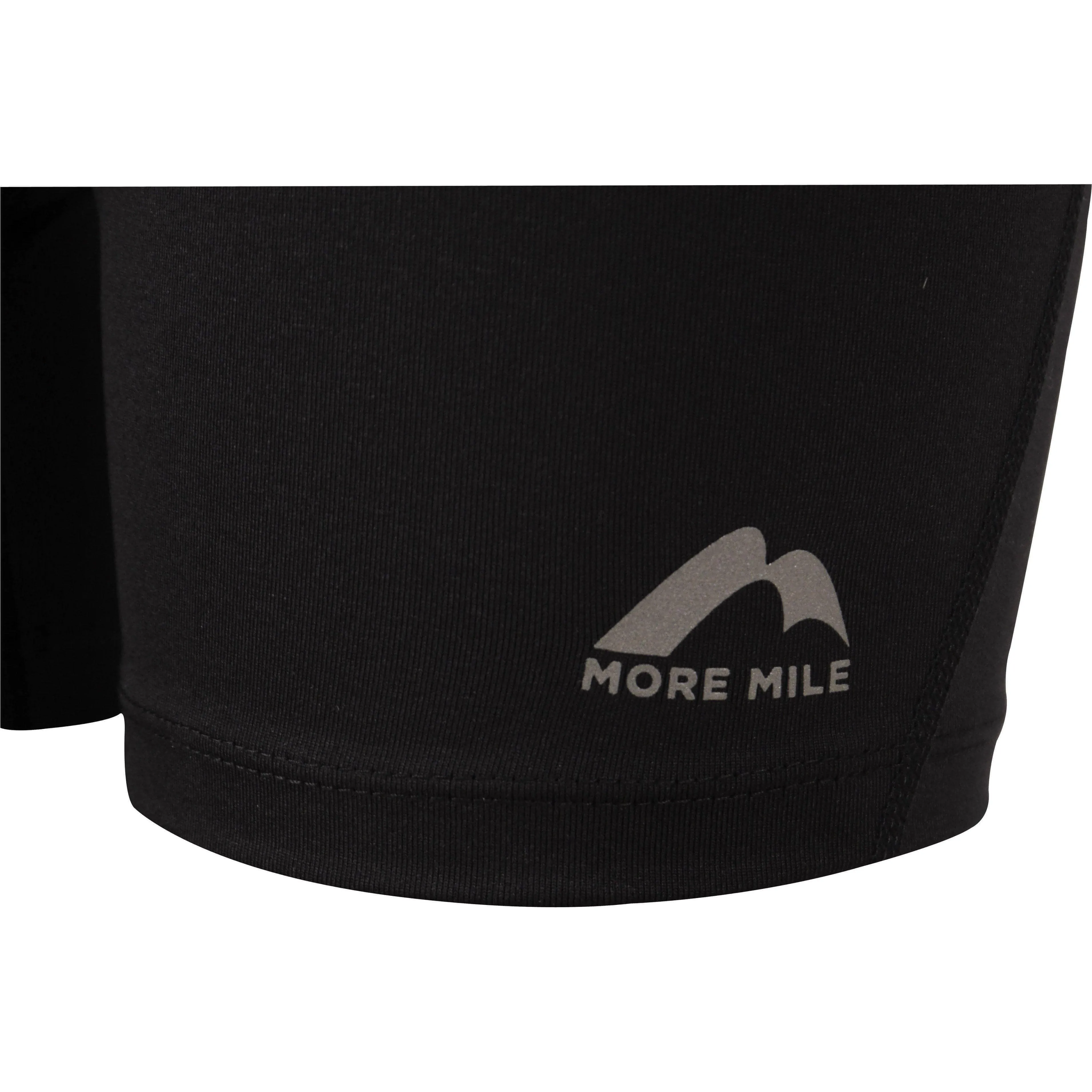 More Mile Biker Womens Short Running Tights - Black NonIrritatingTags