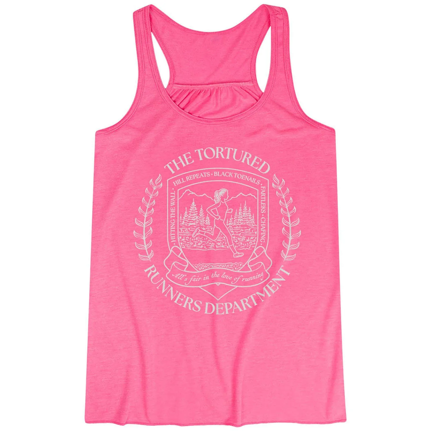 Flowy Racerback Tank Top - The Tortured Runners Department non - magnetic Urban Coolness
