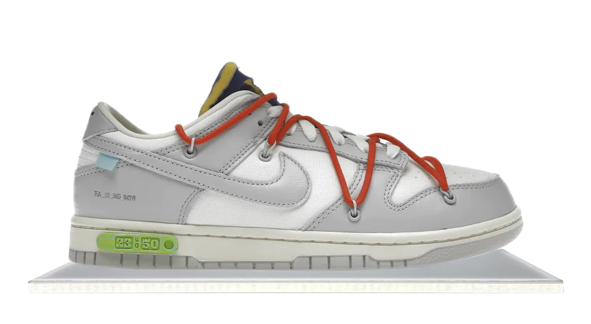 Dunk Low Off-White "The 50" Lot 23 Stable base
