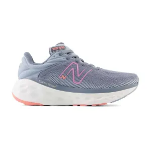 post - run Surface Adaptive Women's Fresh Foam X 840v1 Running Shoe- Arctic Grey/Raspberry - Wide (D)