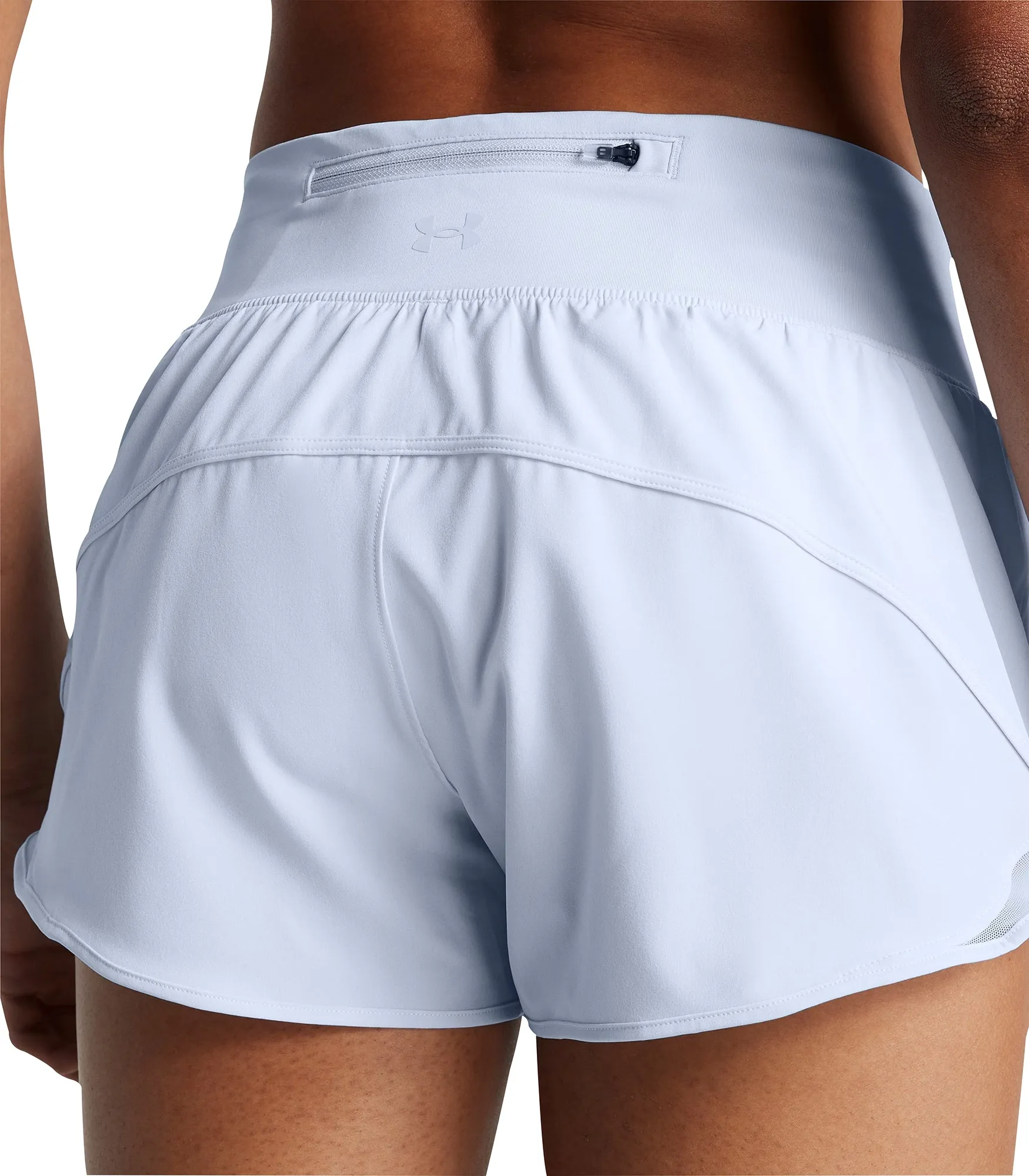 Quick Comfort Fit Stain Repellent Treatment Under Armour Launch Pro 3 Inch Womens Running Shorts - Blue