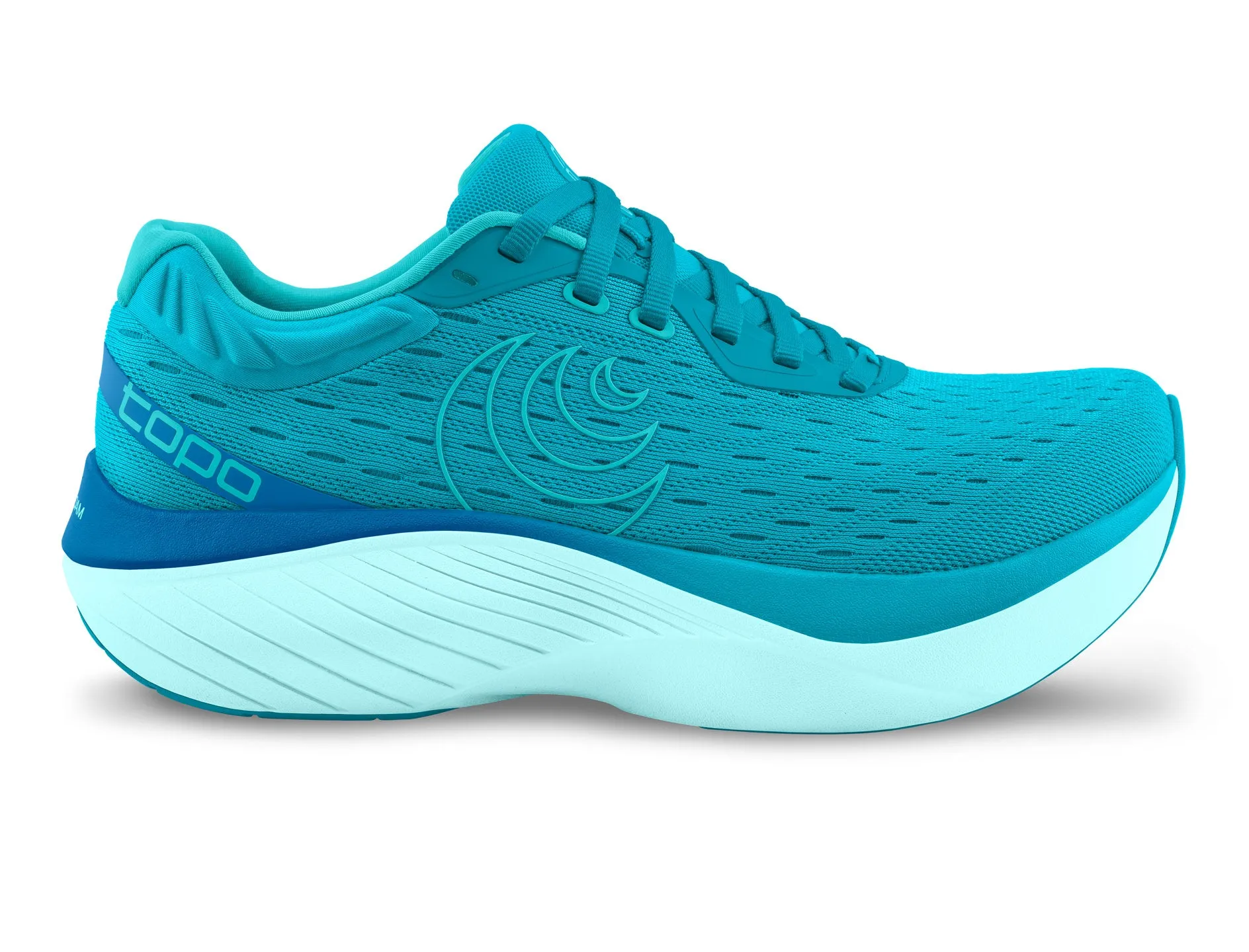 Topo Athletic | Atmos | Women's | Blue/Sky Anatomical Footbed Contour