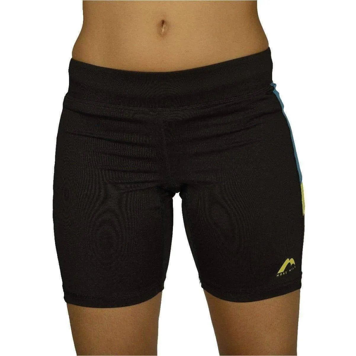 Camping Gear thermal fabric More Mile More-Tech Womens Short Running Tights - Black