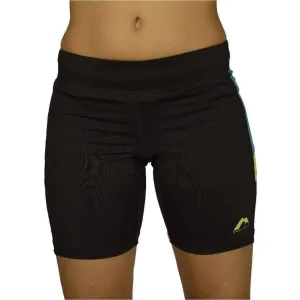 Travel Clothing No Ride Up Technology More Mile More-Tech Womens Short Running Tights - Black