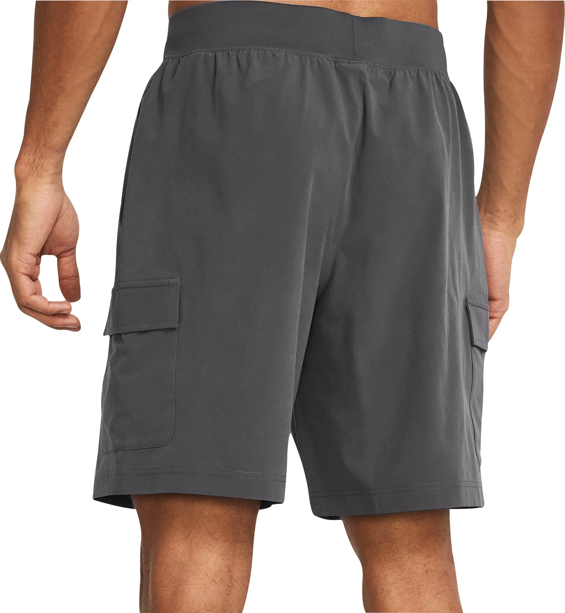 artisanal quality Under Armour Stretch Woven Cargo Mens Training Shorts - Grey