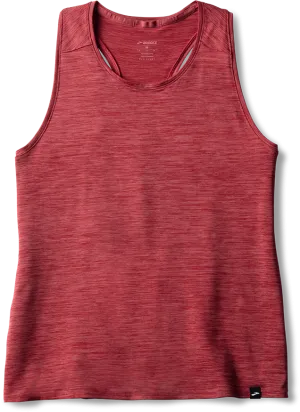 StainResistant Fabric Women??s Luxe Tank (611 - Htr Earth Red)