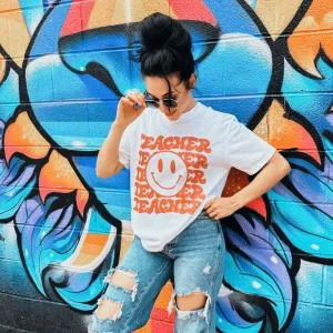 dry cleanable Relaxed and Easy Teacher Smiley