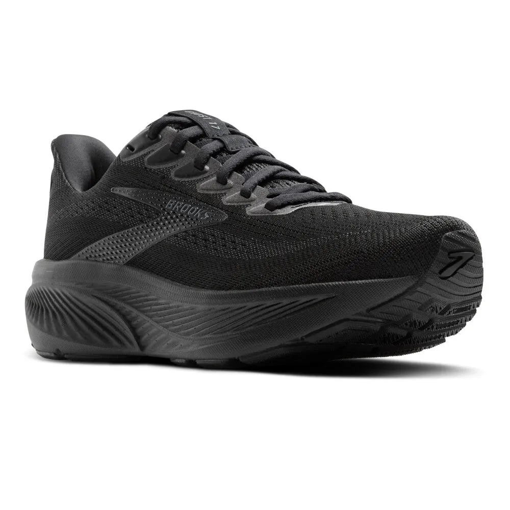Women's Ghost 17 Wide Fit Running Shoes Black / Black / Ebony brisk - walking shoes contemporary running option