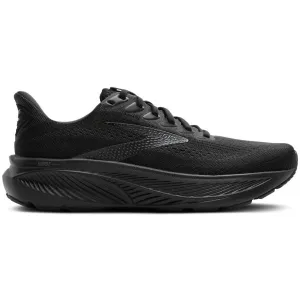 Women's Ghost 17 Wide Fit Running Shoes Black / Black / Ebony Elastic running for a way to stay centered