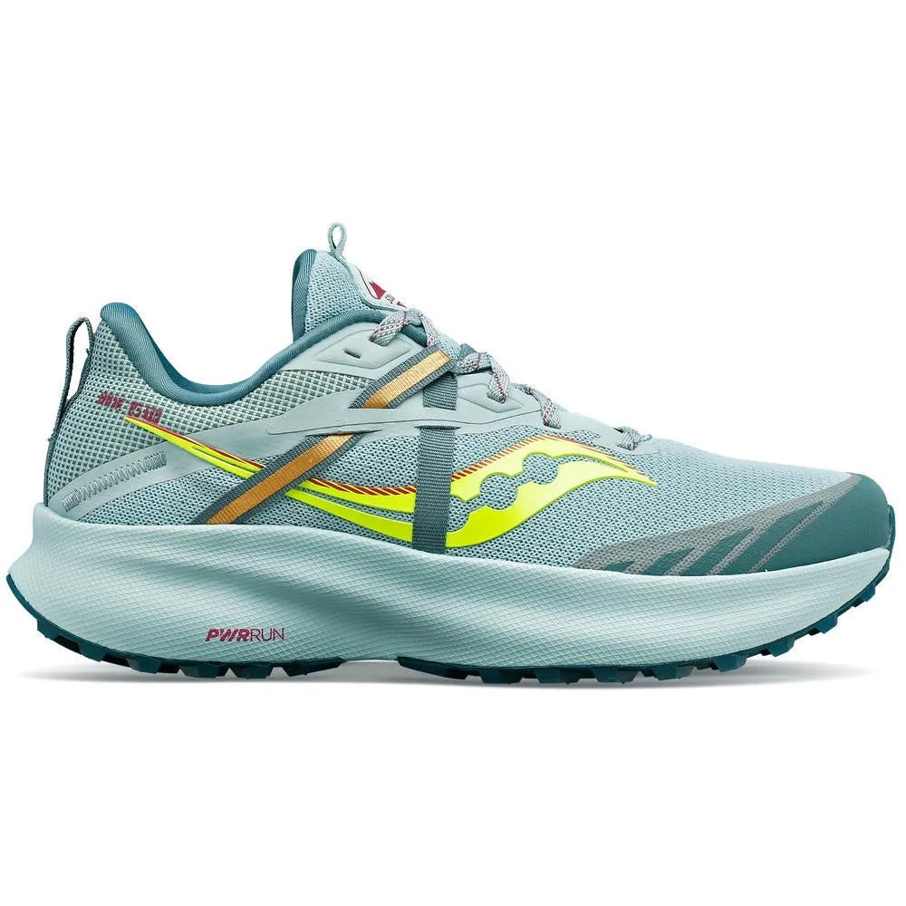 Saucony Ride 15 TR (Womens) - Mineral Ventilated Upper Design
