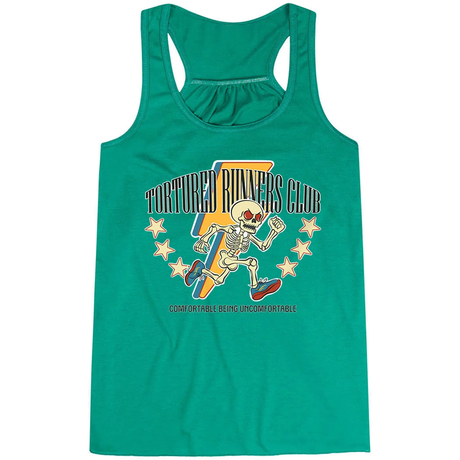 Built In Support Flowy Racerback Tank Top - The Tortured Runners Club