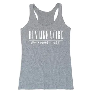 Women's Everyday Tank Top - Run Like A Girl? wear - resistance test passed Large Size