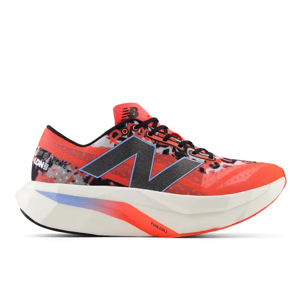 ShockAbsorbingMidsole antibacterial insole shoes New Balance FuelCell SuperComp Elite v4 (Women's) LM 2025 - Urgent Red