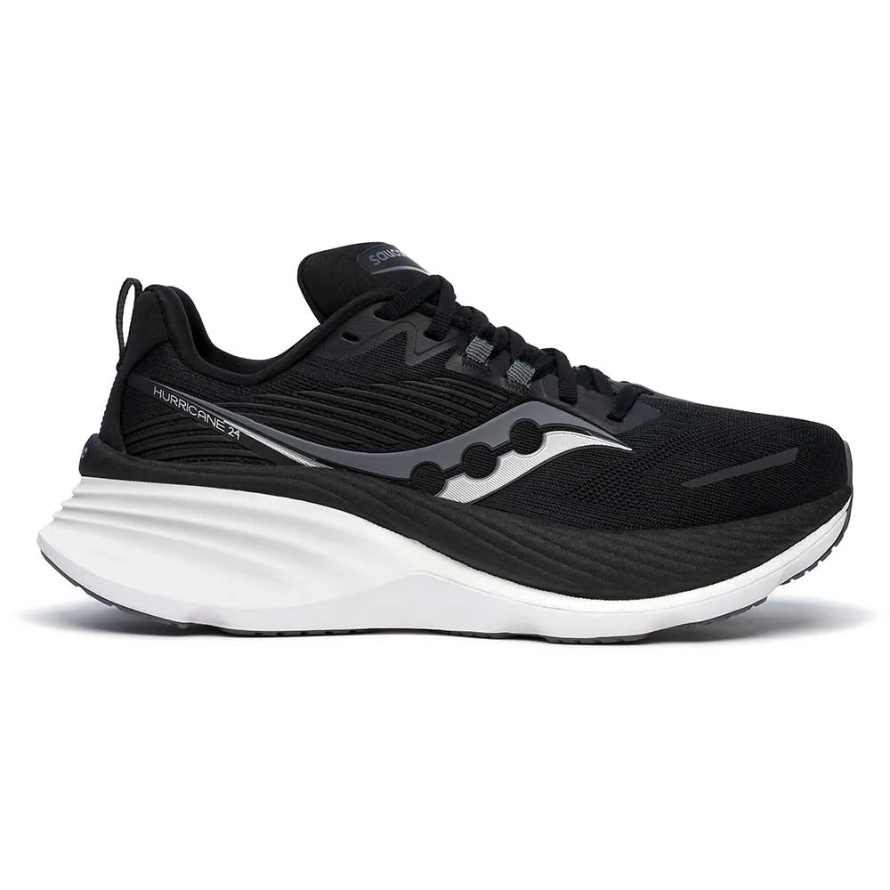 Women's Hurricane 24 Running Shoe - Black/Carbon - Regular (B) ground grip Performance sneakers