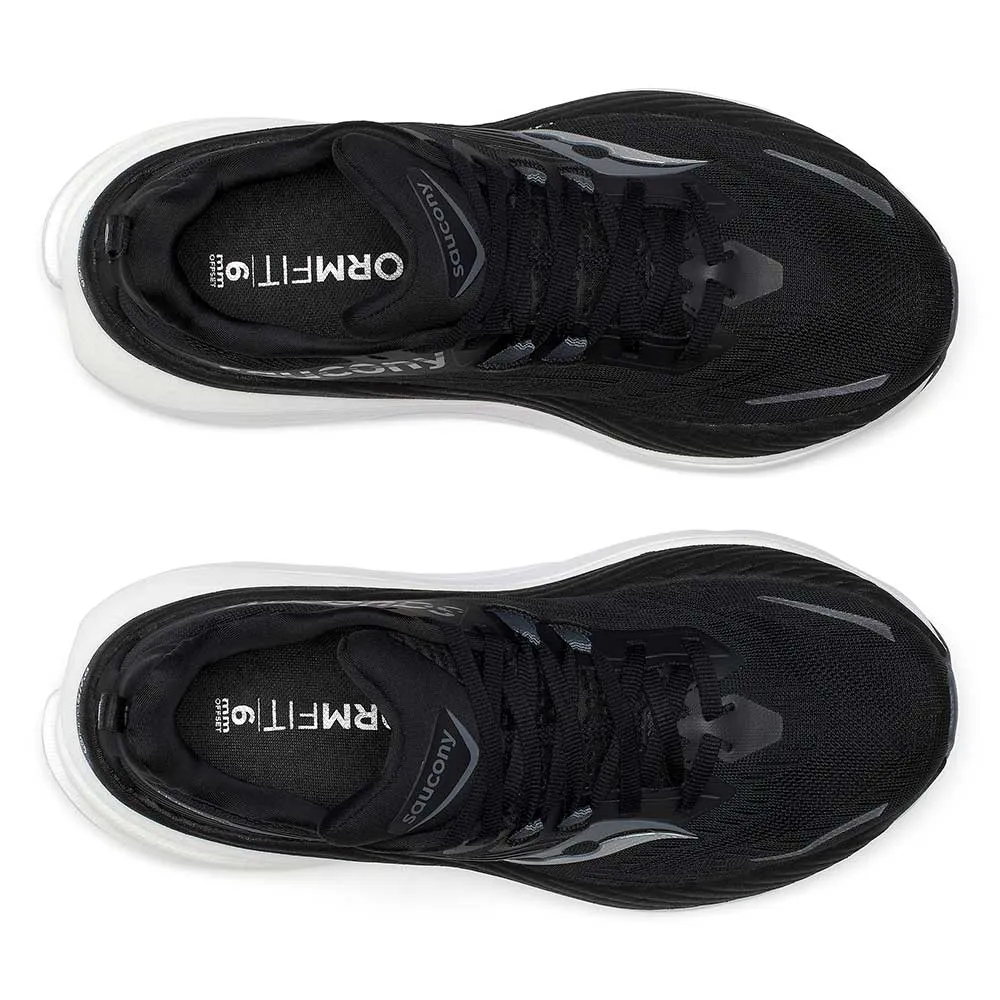 festival - themed running wear Women's Hurricane 24 Running Shoe - Black/Carbon - Regular (B)