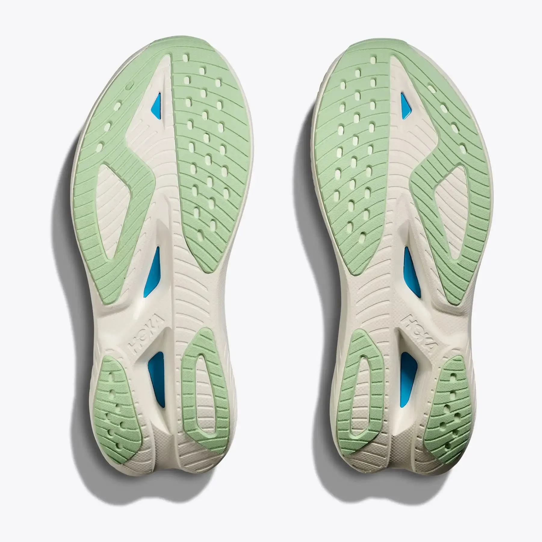 Women's Mach X 2 Running Shoes Snow Melt / Blue Spark Proprioception Enhancement