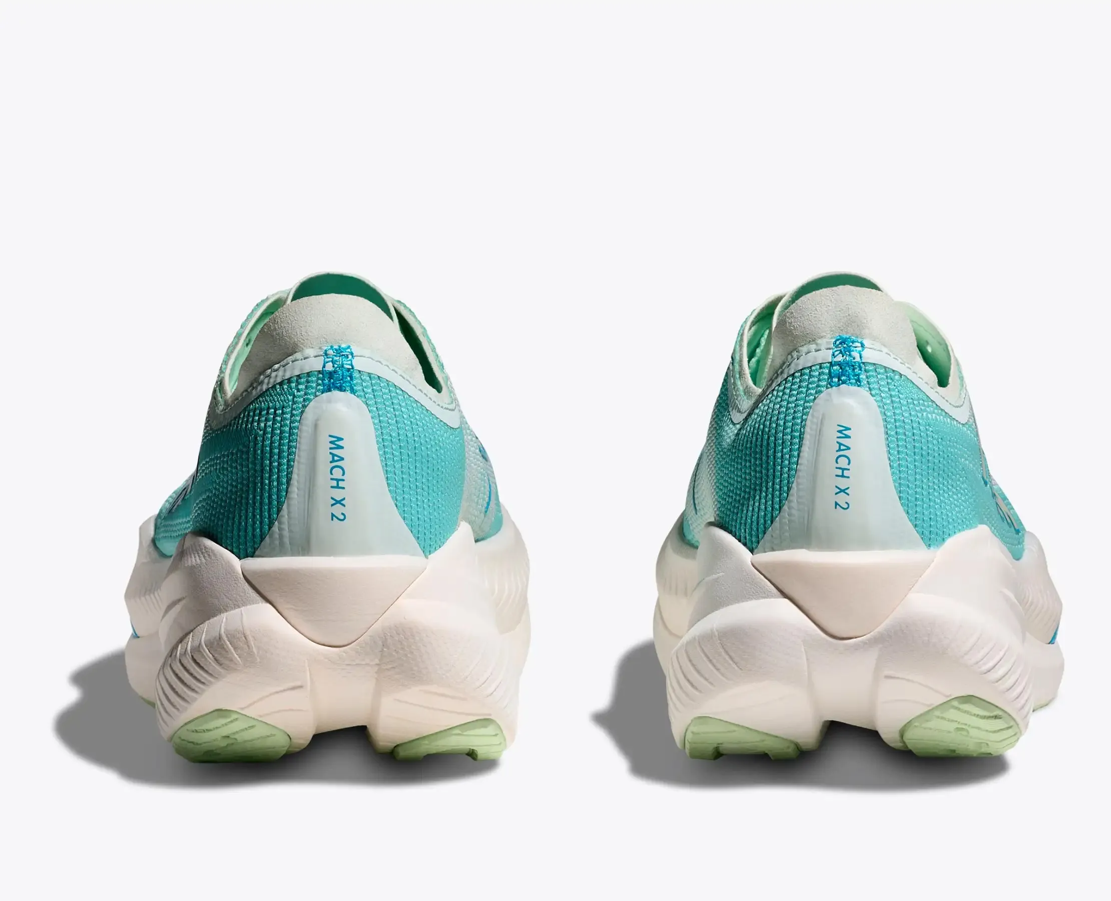 Lightweight Flexibility Women's Mach X 2 Running Shoes Snow Melt / Blue Spark