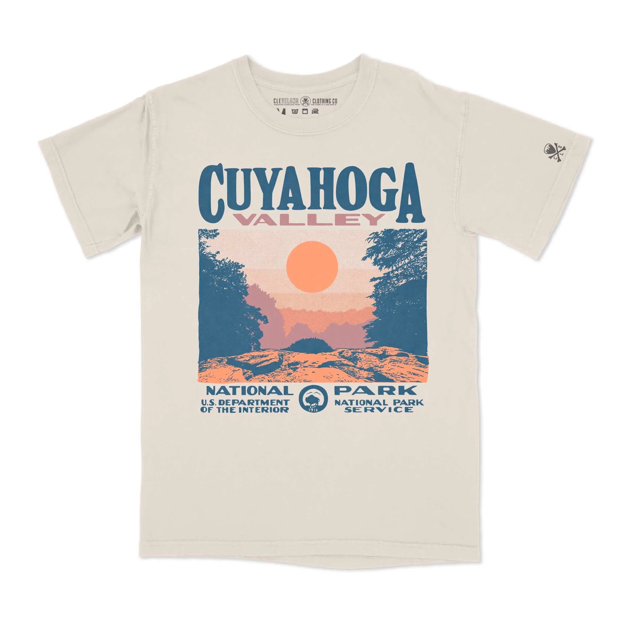 Airflow Ventilation System Cuyahoga Valley National Park / CVNP Overlook - Mens/Unisex Crew T-Shirt
