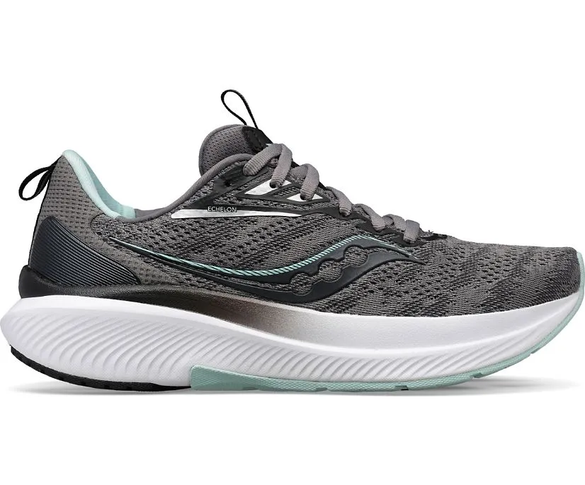 Microfiber Overlays Saucony | Echelon 9 | Women's | Charcoal/Ice