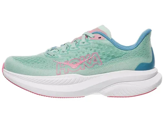 Hoka | Mach 6 | Women's | Jadeite/Alpine Blue cork - sole shoes Runners with Flat Feet