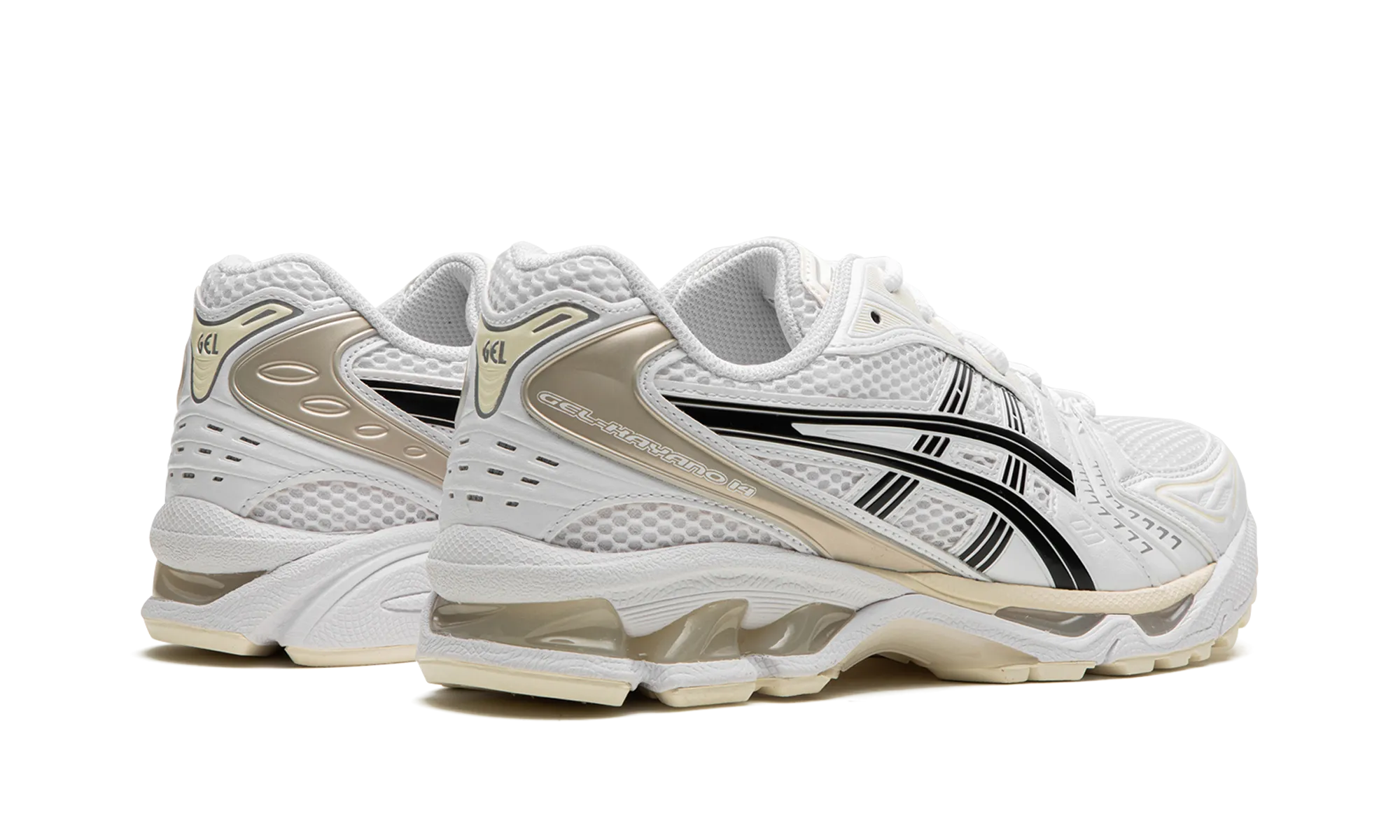 Gel-Kayano 14 "Aritzia - White Black" Heavy Stride Mobility Ease